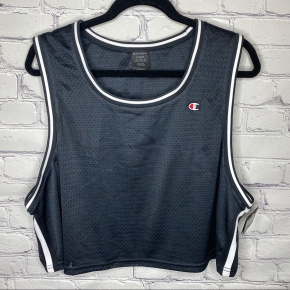 Champion Reversible Mesh Jersey Cropped Tank - Picture 3 of 9
